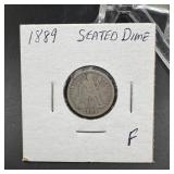 1889 Seated Liberty Dime