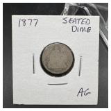 1877 Seated Liberty Dime