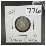 1888 Seated Liberty Dime