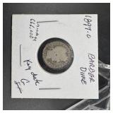 1897-O Barber Silver Dime