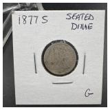 1877-S Seated Liberty Dime