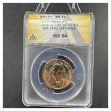 2007-P John Adams Presidential Dollar Inverted Dou