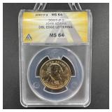 2007-P John Adams Presidential Dollar Double Edge