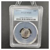 1954-S Roosevelt Dime PCGS MS65
