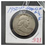 1950 Franklin Silver Half Dollar