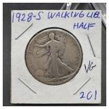 1928-S Walking Liberty Silver Half Dollar