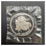 1 oz Freedom Silver Round
