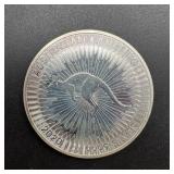 1 oz Silver Kangaroo Round