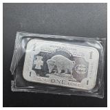 1 oz Buffalo Silver Bar