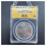 1888-S Morgan Silver Dollar AU50
