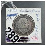 1893 Columbian Exposition Silver Half Dollar