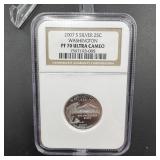 2007-S Silver Washington State Quarter NGC PF70 Ul