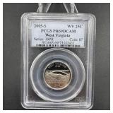 2005-S West Virginia State Quarter PCGS PR69DCAM