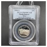 2006-S Silver North Dakota State Quarter PCGS PR69