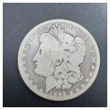 1892-CC Morgan Silver Dollar