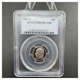 1987-S Roosevelt Dime PCGS PR69DCAM
