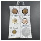 Commemorative Dollars & Token Lot