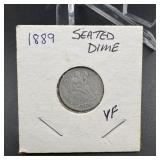1889 Seated Liberty Dime