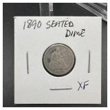 1890 Seated Liberty Dime