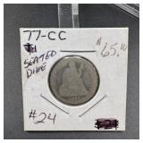 1877-CC Seated Liberty Dime