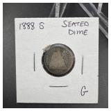 1888-S Seated Liberty Dime