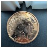 Tube of (20) 1 oz Copper Rounds