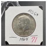 1964 Kennedy Silver Half Dollar