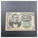 10 Cent Fractional Currency Note