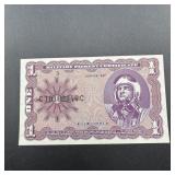 $1 Military Payment Certificate