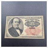 25 Cent Fractional Currency Note