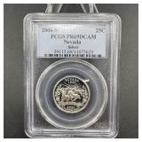 2006-S Silver Nevada State Quarter PCGS PR69DCAM
