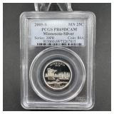 2005-S Silver Minnesota State Quarter PCGS PR69DCA