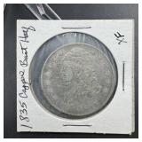1835 Capped Bust Silver Half Dollar