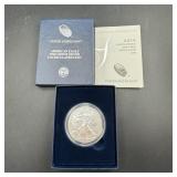 2014 American Silver Eagle with Box & COA