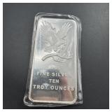 10 oz American Eagle SilverTowne Silver Bar