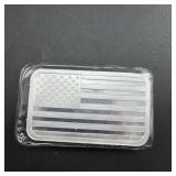 5 oz American Flag Silver Bar