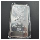 10 oz American Eagle SilverTowne Silver Bar