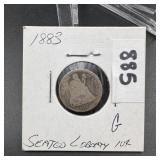 1883 Seated Liberty Dime