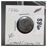 1886 Seated Liberty Dime