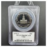 1976-S Kennedy Half Dollar PCGS PR69DCAM Clad