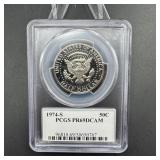 1974-S Kennedy Half Dollar PCGS PR69DCAM
