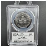 1976-D Bicentennial Kennedy Half Dollar PCGS Brill