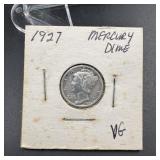 1927 Mercury Silver Dime