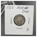 1923 Mercury Silver Dime
