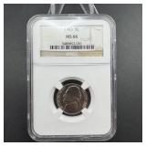 1963 Jefferson Nickel NGC MS66