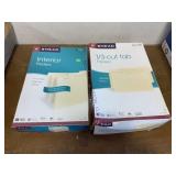 Smear Interior Folders, 1/3 Cut, 2 Cases