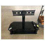 Glass Tv Mount With Brackets, 47"x19.5"x38.5"