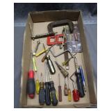 Assorted Screw Drivers & Clamps