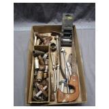 Rachets, Vise Grip, and Assorted Tools   - rusty