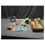 Tasmanian Devil Items, Candy. Toothpaste, Toothbru